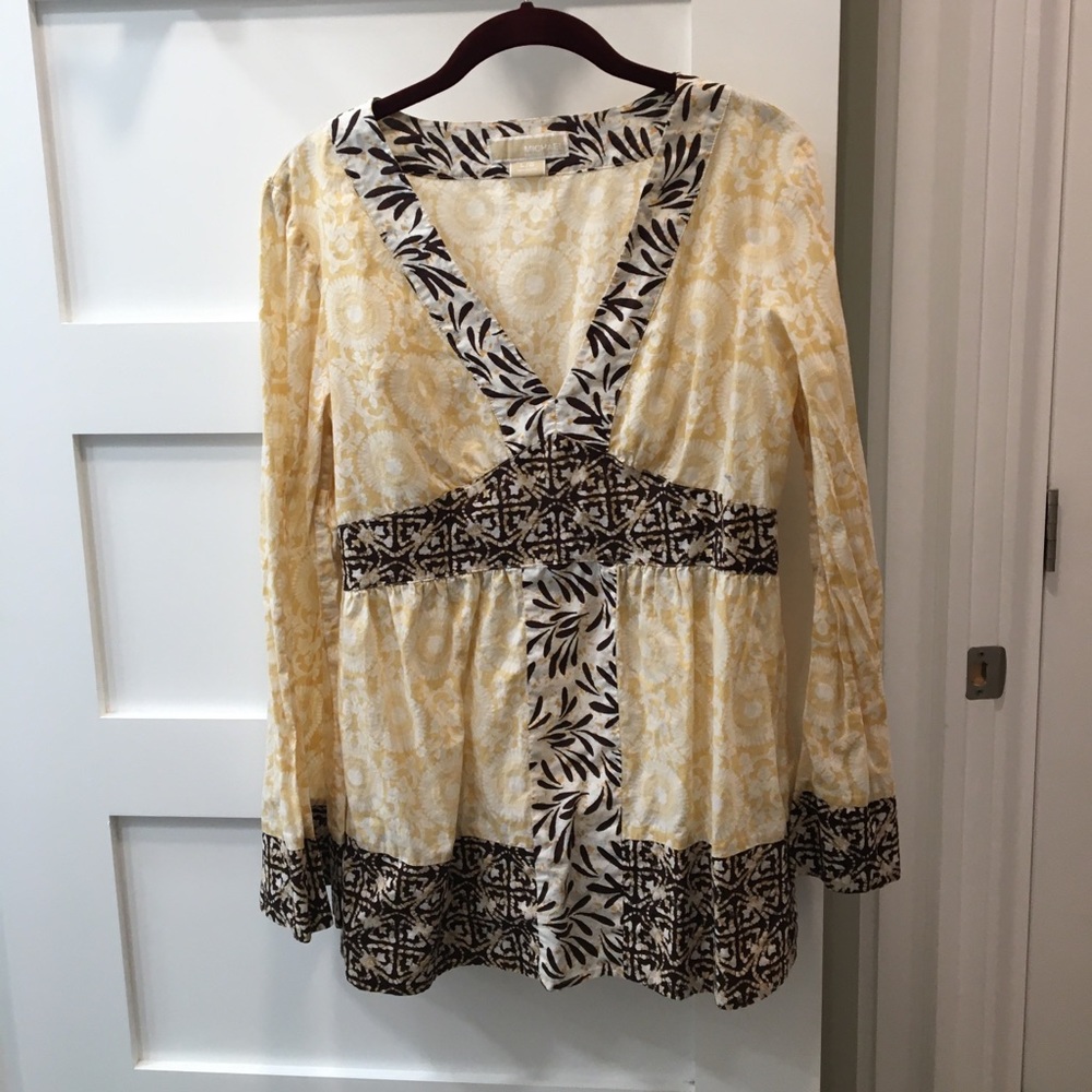 Animal print blouse